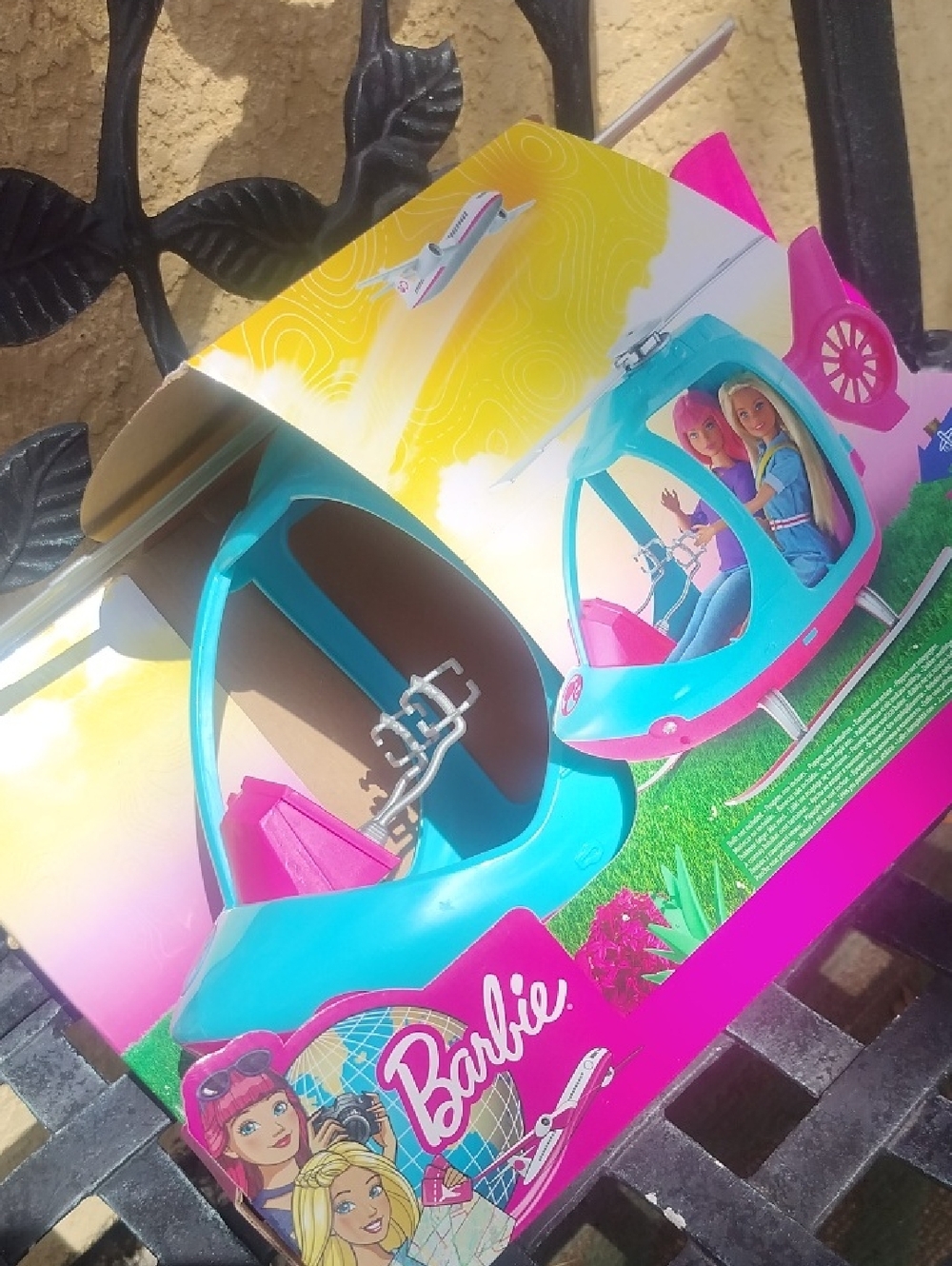 Barbie Dream House New Turquoise and Pink  Helicopter